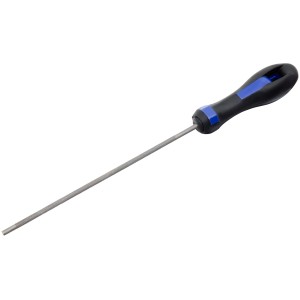 LUX fűrészlánc reszelő, 4,8 mm, 200 mm, kék-fekete komfort markolattal.
