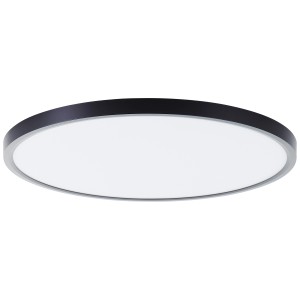 Fekete/fehér LED mennyezeti lámpa Lotti RGB+CCT, Ø 50cm, okos lámpa.