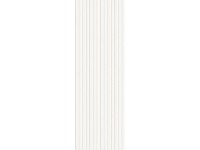 Fali csempe Mystery Lamel fehér 39,8 cm x 119,8 cm