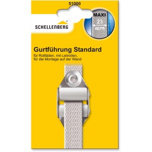 Schellenberg redőnygurthoz vezető Standard Maxi, 45 mm, fehér. Gurthoz vezető görgőkkel, redőnyökhöz.