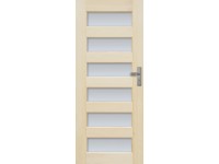 Radex beltéri ajtó Manhattan üveges jobbos borovi fenyő 90 cm x 210 cm