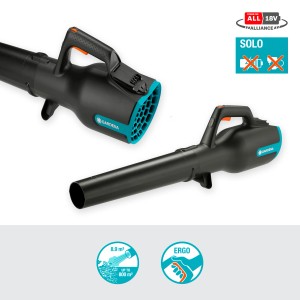 Gardena PowerJet 18V akkus lombfúvó, lombfúvó kerthez és udvarhoz. Akkumulátor nélkül.