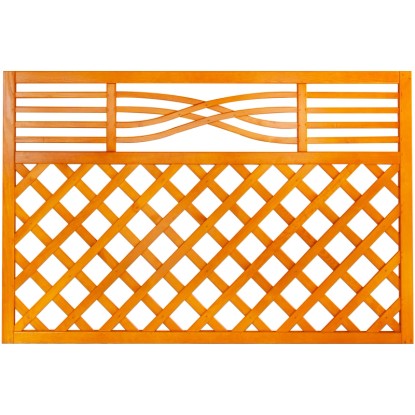 Malaga rácsos kerítéselem 120 cm x 180 cm mandulafenyő