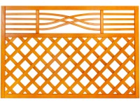 Malaga rácsos kerítéselem 120 cm x 180 cm mandulafenyő