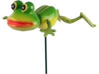Béka földbe szúrható dísz 44 cm