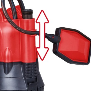 Einhell GC-SP 4042 RB esővízgyűjtő szivattyú úszókapcsolóval és változtatható magasságállítással.