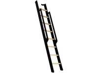 Minka helytakarékos lépcső Strong luc fekete-antracit 8 lépcsőfok mag.: 199cm