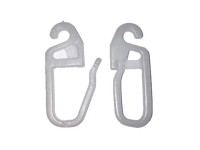 Függönytartó horog műanyag kis kampós 20 db