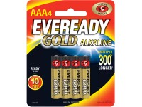 Energizer Eveready Gold alkáli AAA mikroelem 4 darabos