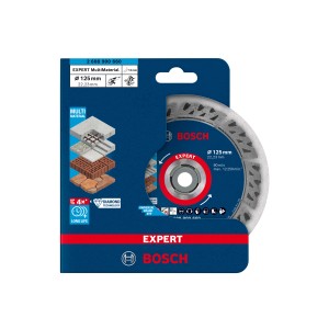 Bosch Expert gyémánt vágótárcsa Multi Material, 125 mm átmérő. Sarokcsiszoló tartozék.