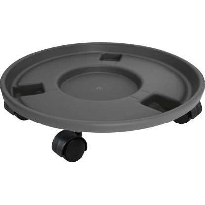 Gurulós virágtartó antracit