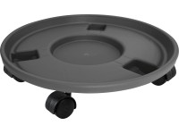 Gurulós virágtartó antracit