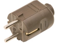 Védőérintkezős dugós csatlakozó barna Védőérintkezős dugós csatlakozó barna