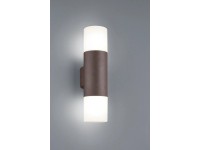 Trio Hoosic kültéri falilámpa rozsdaszínű