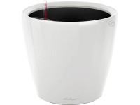 Lechuza Classico kaspó LS 21 fehér magasfényű 21 cm átmérő