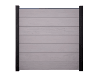 GroJaSolid ledugható kerítés kétszínű homok 180 cm x 26,1 cm