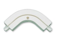 Gardinia GE1 körív hosszabbításhoz, 1 pályás, fehér, 13,5 cm x 13,5 cm Gardinia GE1 körív hosszabbításhoz, 1 pályás, fehér, 13,5 cm x 13,5 cm