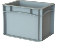 Eurobox-rendszer Tauro tömörfalú doboz 30 cm x 20 cm x 22 cm szürke