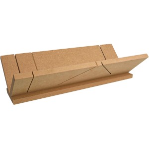MDF gérvágó láda, 51 cm, díszprofilok vágásához a pontos sarkokhoz.