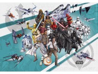 Komar vlies fotótapéta Star Wars Cartoon Collage Wide 400 cm x 280 cm