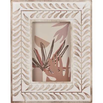 Desert Flower MDF képkeret levélmintázattal 10 cm x 15 cm