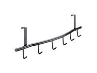 Hettich fogassor ajtóra 6 fogassal fém inox Hettich fogassor ajtóra 6 fogassal fém inox