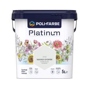 Poli - Farbe Platinum beltéri falfesték diszperziós Havasi gyopár 5 l
