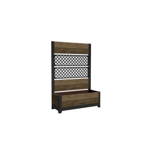 Keter 263871 Deco Tulip hátfalas virágláda 110 l - dió