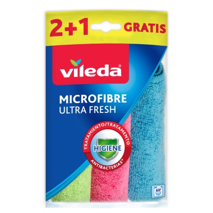 Vileda Ultra Fresh mikroszálas törlőkendő 3 db