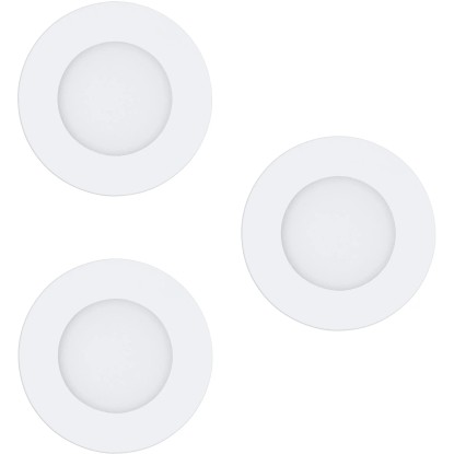 Eglo Connect Fueva süllyesztett LED-es lámpa 3 darabos készlet 8,5 cm fehér EE