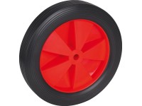 Kocsikerék műanyag felni recézett profil 200 mm átmérő 40 kg piros Kocsikerék műanyag felni recézett profil 200 mm átmérő 40 kg piros