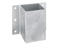 Csavarozható oszloptartó tűzihorganyzott 150 mm x 91 mm x 91 mm Csavarozható oszloptartó tűzihorganyzott 150 mm x 91 mm x 91 mm