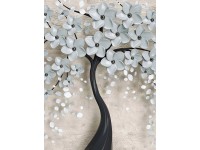 Fotótapéta fa virágokkal 254 cm x 184 cm / 2 részes Fotótapéta fa virágokkal 254 cm x 184 cm / 2 részes