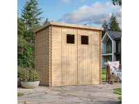 Timbela kerti faház biciklitároló M311