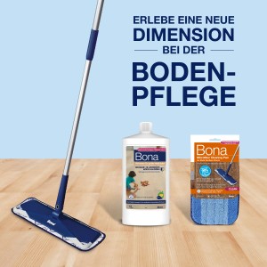 Bona Refresher 1 l olajozott fapadlókhoz törlővel és tisztítópárnával.