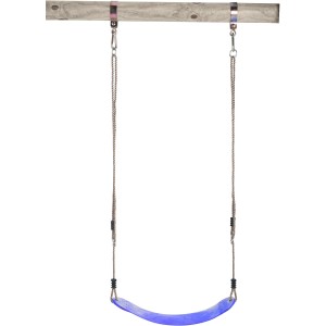 SwingKing flexibilis hintaülés kék, állítható magasságú gyermekhinta kerti játékokhoz.