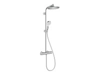 Hansgrohe Crometta S Showerpipe 240 króm/fehér zuhanyrendszer termosztáttal