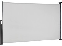 Livingston oldalsó napellenző 3 m x 1,5 m ezüstszürke LED-csíkokkal Livingston oldalsó napellenző 3 m x 1,5 m ezüstszürke LED-csíkokkal