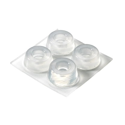 Hettich ütközők ragasztható és felcsavarozható 22 mm x 10 mm átlátszó műanyag