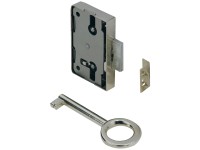 Hettich hornyolt tollas kulcsos felcsavarozható zár 60 mm x 58 mm x 8,7 mm acél Hettich hornyolt tollas kulcsos felcsavarozható zár 60 mm x 58 mm x 8,7 mm acél