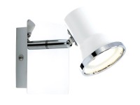 Rábalux Steve fürdőszobai fali lámpa 14 cm fehér - króm