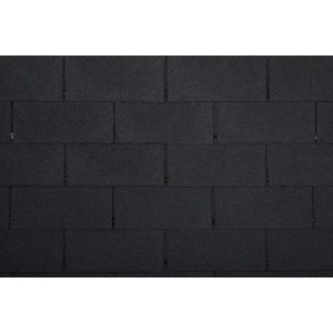 Fekete bitumen téglalap zsindely tetőfedéshez, 2 m²/csomag.