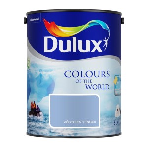 Dulux Colours of the World falfesték vödör, Végtelen tenger árnyalat, színes falakhoz.
