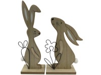 Boltze nyúl dekor figura 2-féle változatban barna