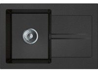 Miló beépíthető mosogató Mona 65 gránit kompozit grafit Miló beépíthető mosogató Mona 65 gránit kompozit grafit