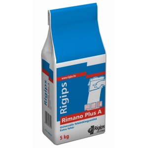Rigips Rimano Plus A glett, 5kg-os zsák, felületsimításhoz.