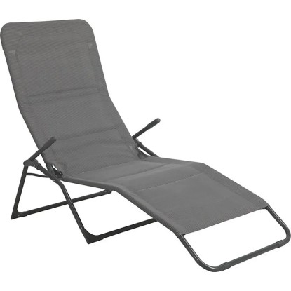 Tuscumbia összecsukható nyugágy antracit 106 cm x 149 cm x 75 cm