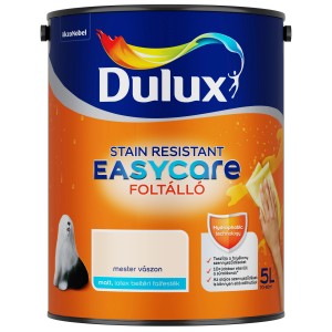 Dulux EasyCare festék, 5L vödör, Mester Vászon szín, beltéri, foltálló.
