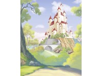 Komar nemszőtt fotótapéta Disney Princess Snow fehér Castle színes