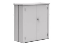 Biohort Romeo teraszszekrény M ezüstszínű 140 cm x 132 cm x 57 cm